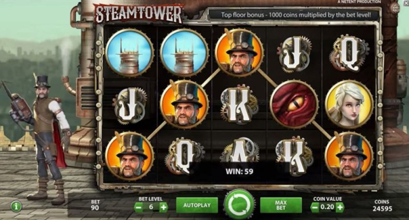 Steam Tower –  unde găsesc păcănele gratis online?