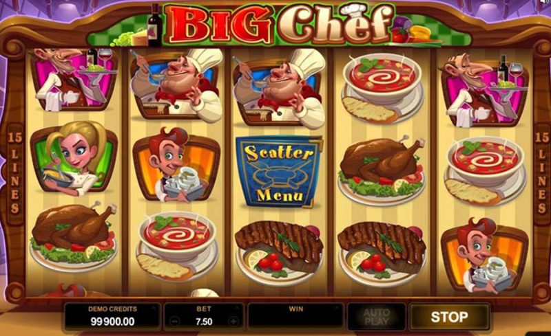 Big Chef – top jocuri de pacanele online cu mâncare