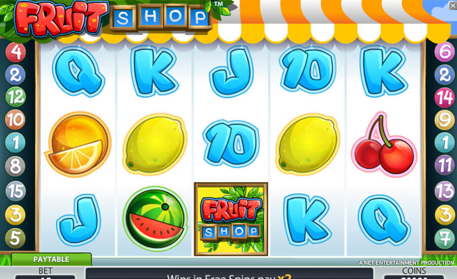 Fruit Shop – jocuri cu pacanele cu fructe gratis