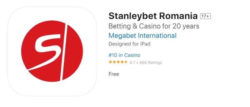 StanleyBet Casino aplicatie mobil dispozitive ios ipad iphone apple