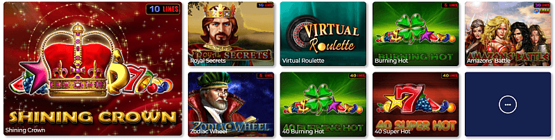 winner casino online oferta jocuri pacanele disponibile online video sloturi de top shining crown burning hot super hot