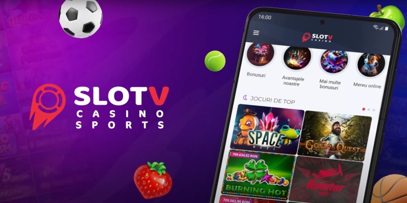 SlotV Casino aplicatie mobil casino si sport android app