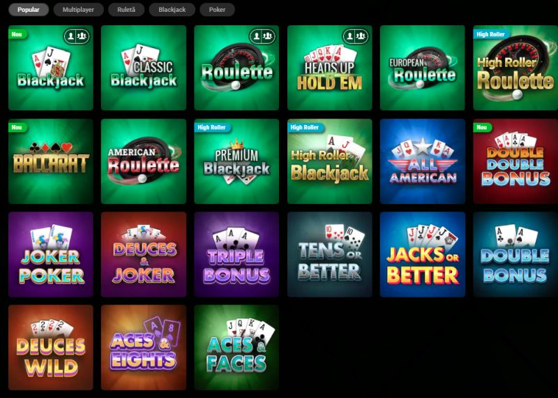 versiuni de jocuri de masa si carti online poker blackjack ruleta