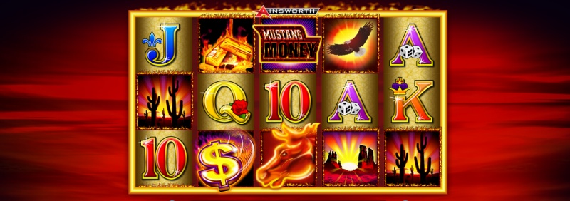 pacaneaua mustang money slot gameplay de la providerul ainsworth