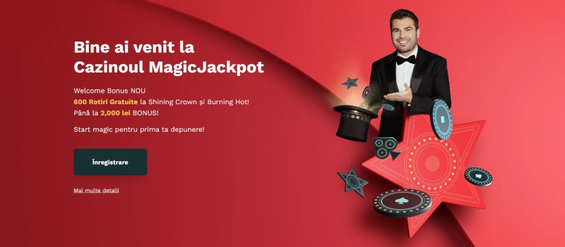 Magic Jackpot - bonus de bun venit nou 2023