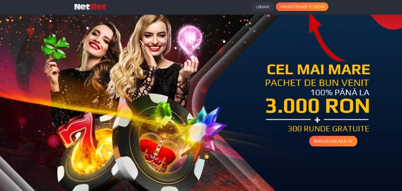 bonus de inregistrare bun venit la netbet casino