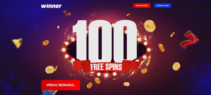 Winner Casino online bonus de bun venit fara depunere 100 freespins