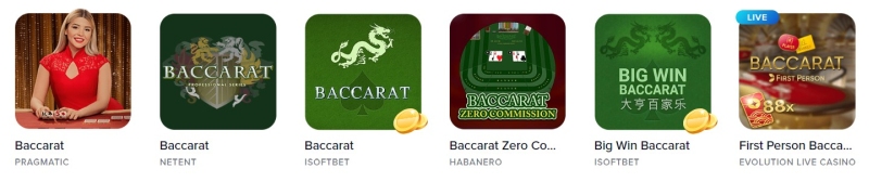 PublicWin Casino jocuri de masa si carti online baccarat