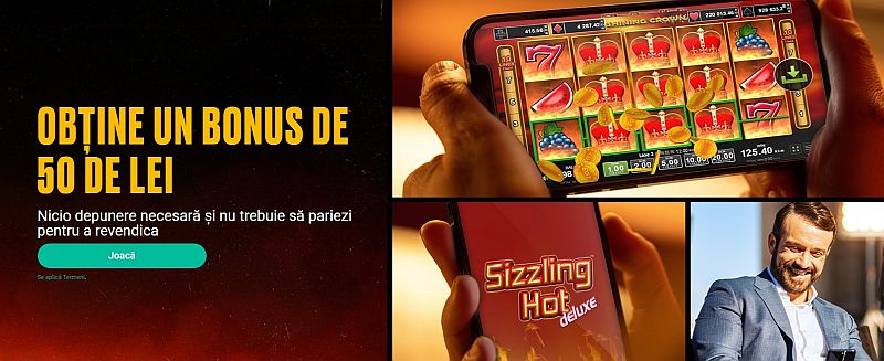 pokerstars casino online obtine un bonus de 50 de lei fara depunere pacaneaua sizzling hot deluxe