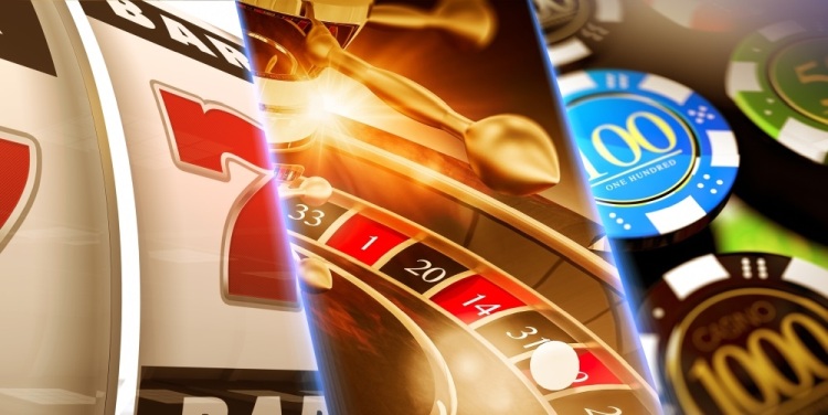 table games casino online seven BAR video slots roulette and poker blackjack chips