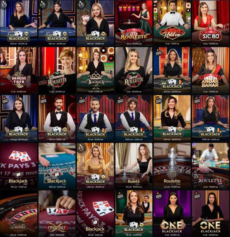 Las Vegas Casino jocuri de masa si carti LIVE