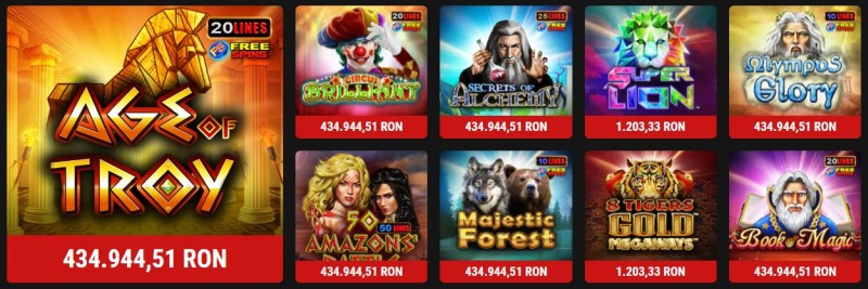 PokerStars Casino pacanele jackpots video slots populare