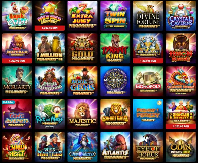 PokerStars Casino pacanele megaways si jackpot in portofoliu jocuri online