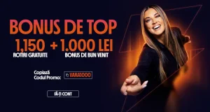 Betano fără depunere - 1,150 Rotiri Gratuite + 1.000 LEI Bonus de bun venit 
