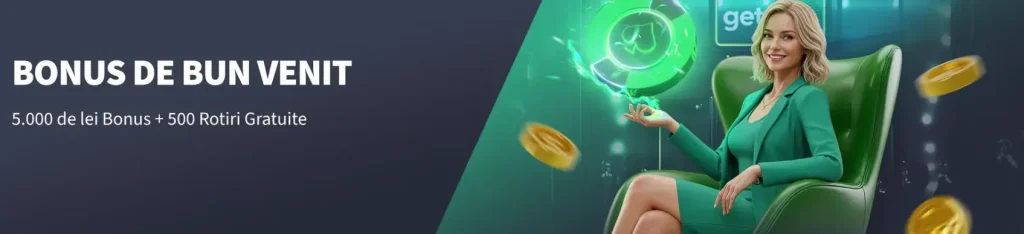 Get's Bet Bonus de până la 5000 Lei + 500 Rotiri Gratuite