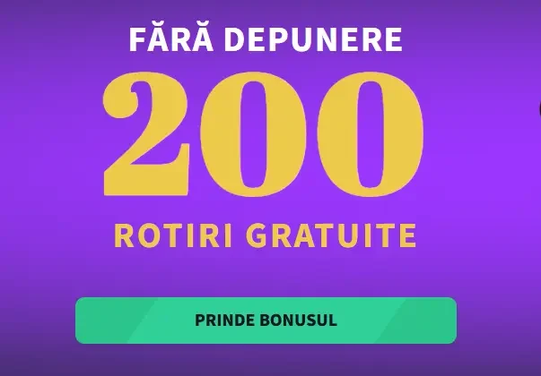 Gets Bet fără depunere bonus - 200 ROTIRI FĂRĂ DEPUNERE