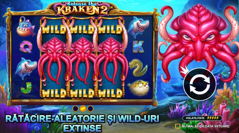 Release the Kraken 2 - Stacked Wild Symbols