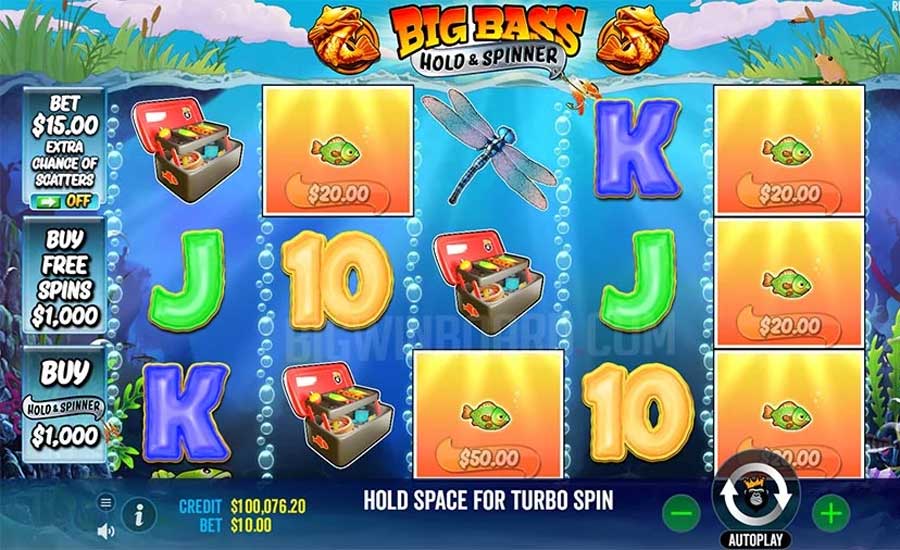 Big Bass – Hold & Spinner