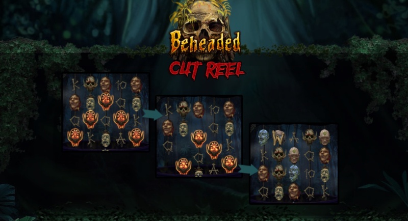 Beheaded video slot mecanica speciala modificator de role cut reel