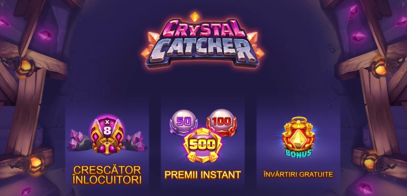 Crystal Catcher ecran de deschidere prezentare generala slot video