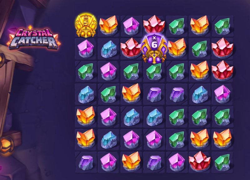 Crystal Catcher simboluri speciale Wild cu multiplicatori activati