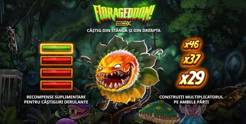 Florageddon DuoMax slot ecran prezentare