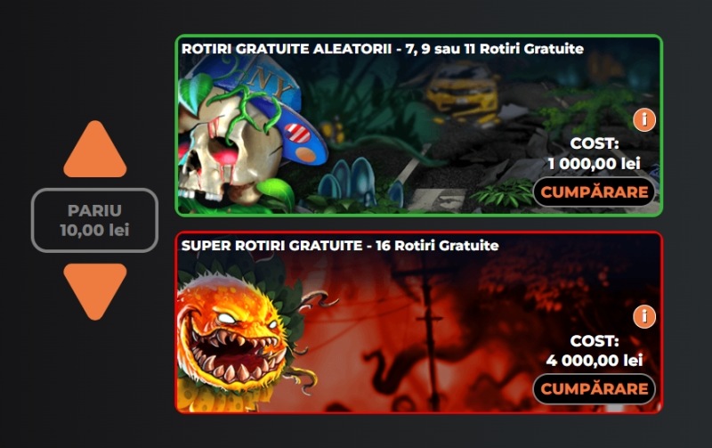 Florageddon DuoMax slot optiuni cumpara bonus - cumparare speciala activare functie cu rotiri gratuite