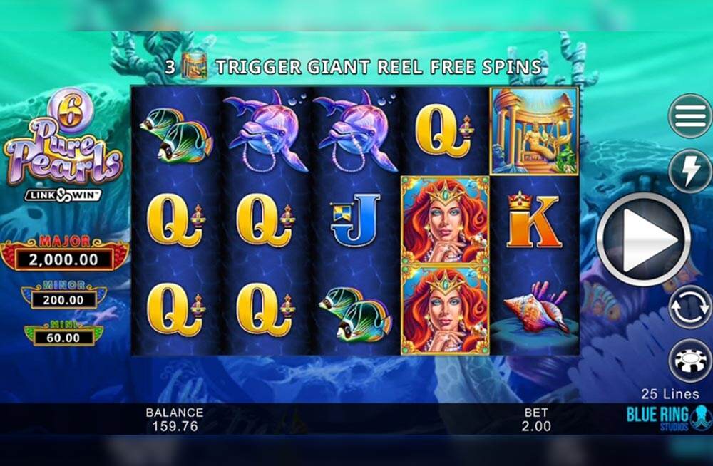 6 Pure Pearls Link Win