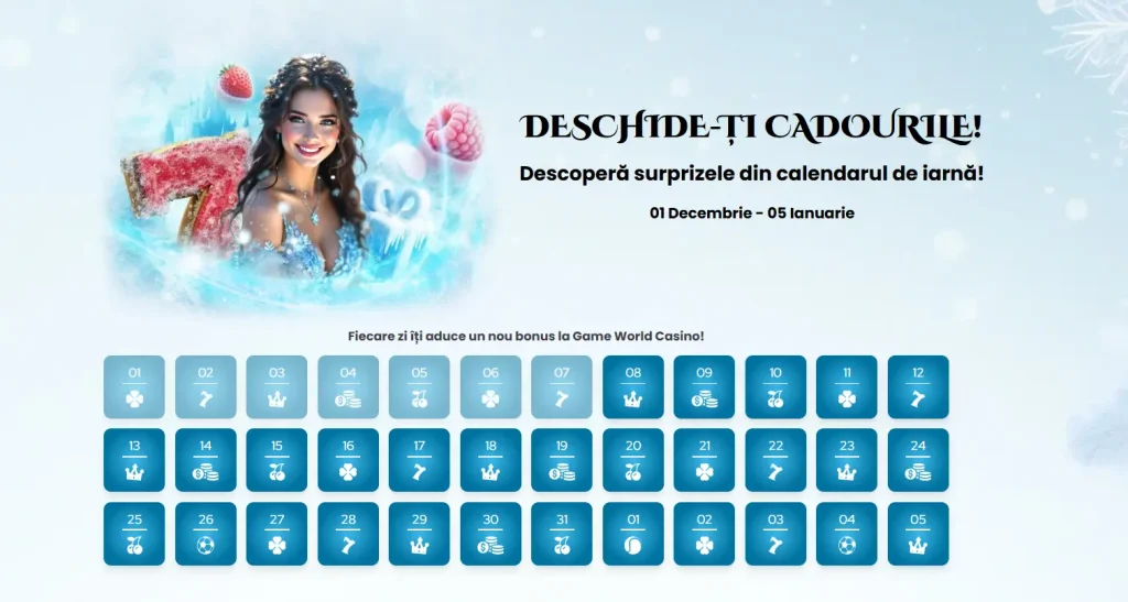 Calendarul de Crăciun Gameworld 2025 Calendarul de Crăciun Gameworld 2025