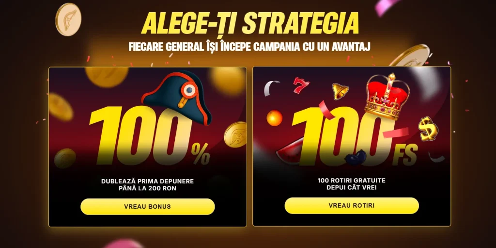 Napoleon Bonus de bun venit & Bonus Fără Depunere
